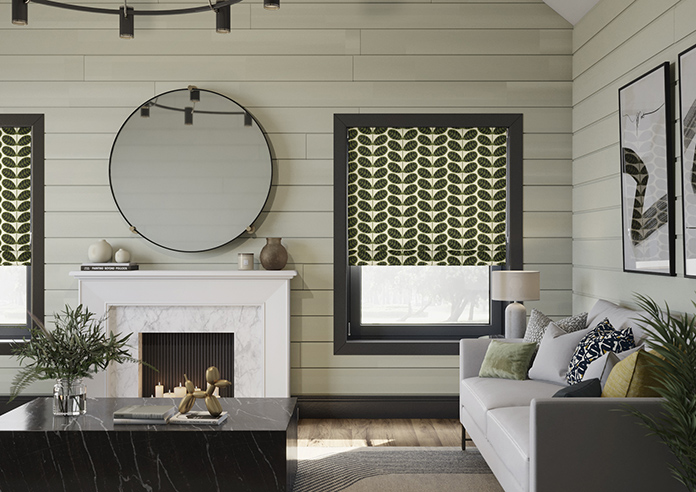 Orla Kiely Botanica Stem, Green - Roman Blind - Image 3